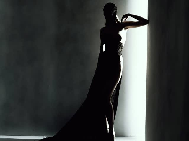 A silhouetted figure in The Key, directed by Qady