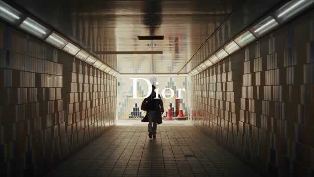A frame from Qady’s ELLE Man Arabia × Dior film
